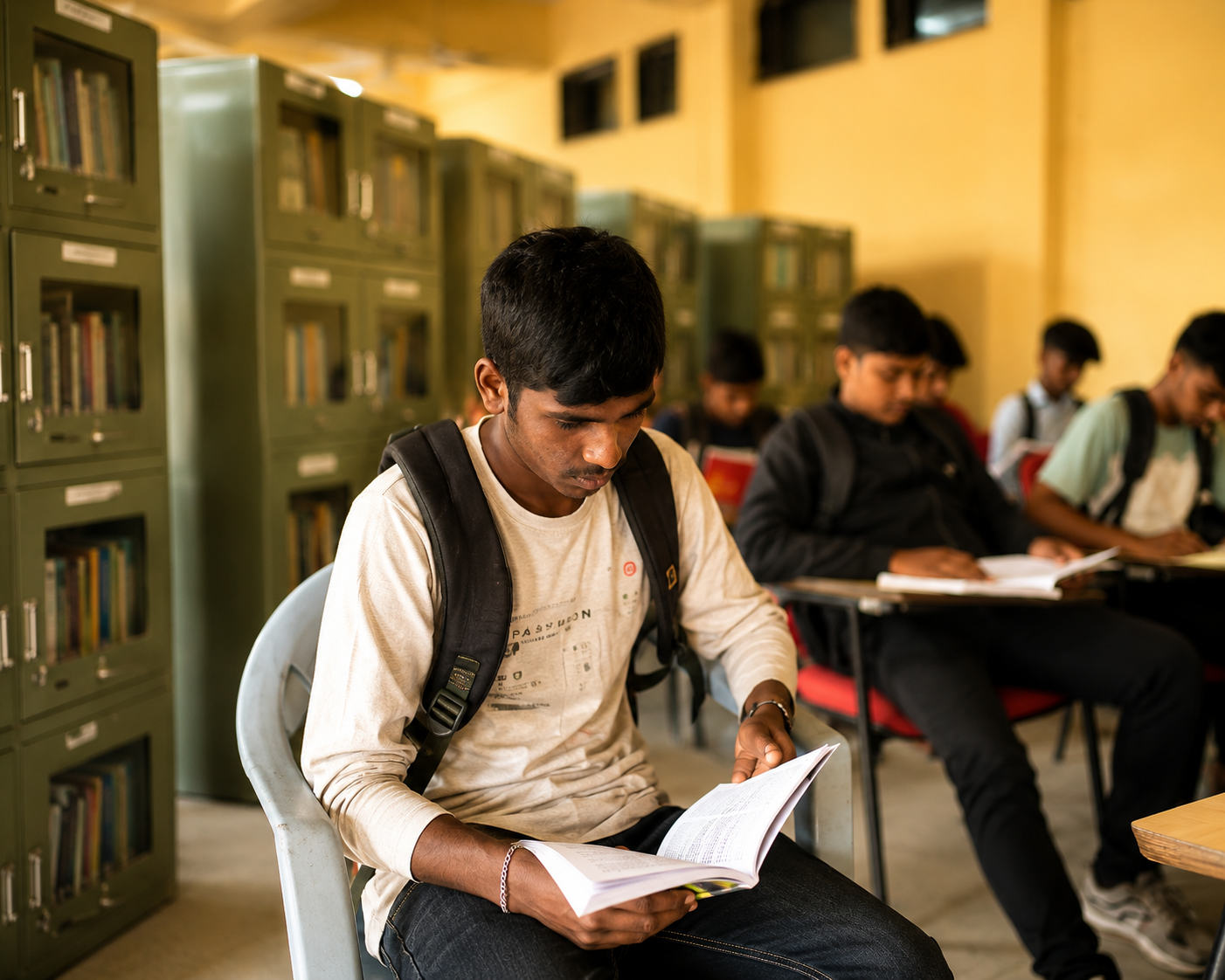 Focused study in GPV Central Library