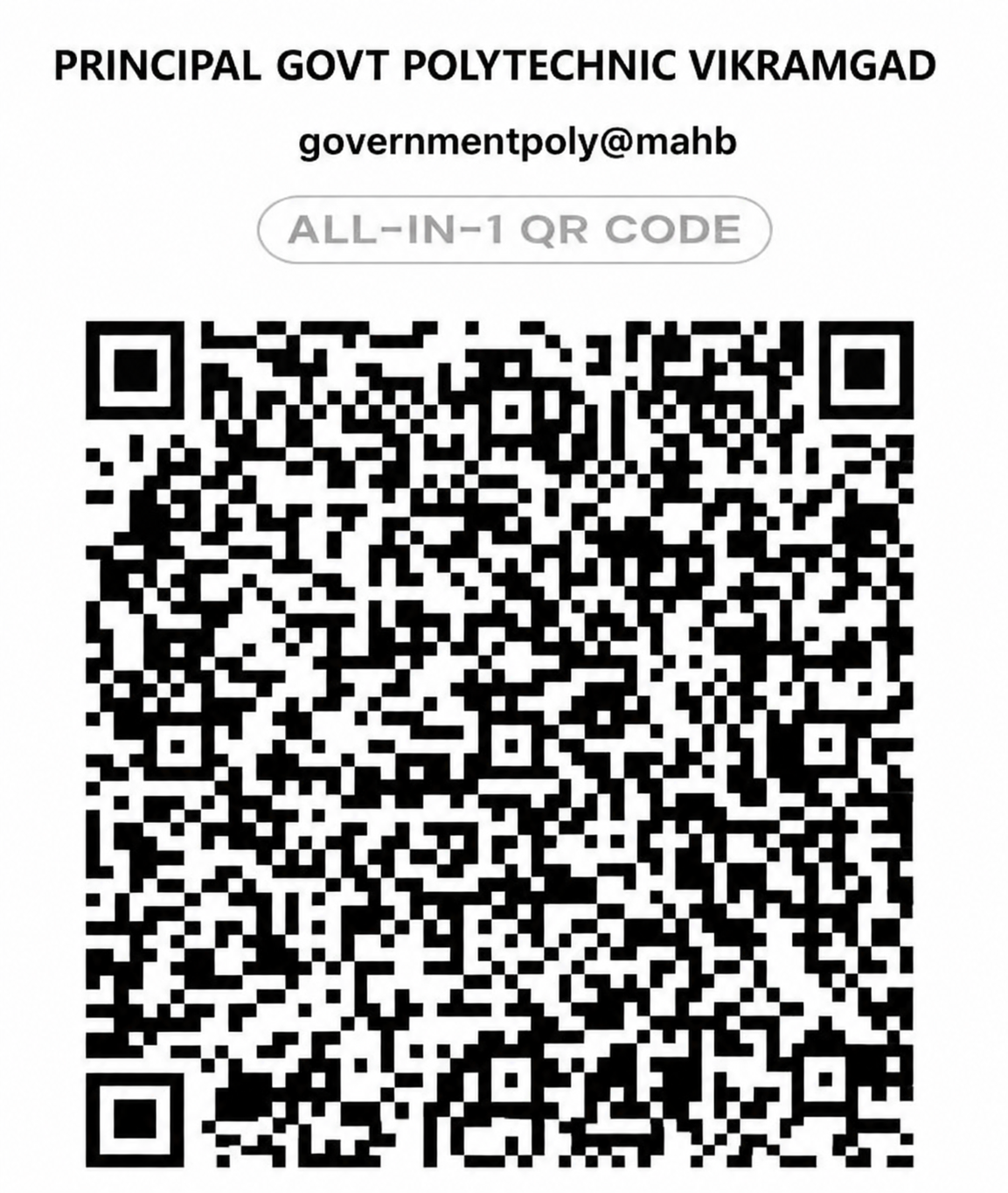 Examination Fee QR Code